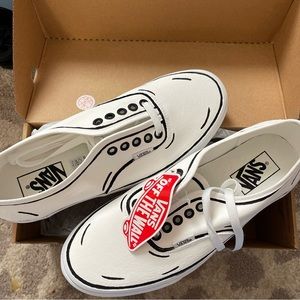 NWT Custom Hand Painted Cartoon Vans